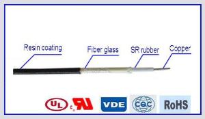 Cable de par trenzado de silicona y fibra de vidrio SIF-GLS
