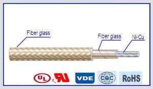 Cable de par trenzado y fibra de vidrio resistente al fuego AWM 5108