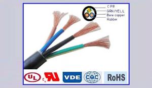 Cable de alimentación - Cable multiconductor con aislamiento de silicona H07RN-F
