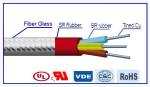 Cable aislado de silicona y fibra de vidrio - Cable de par trenzado YGZ-GL