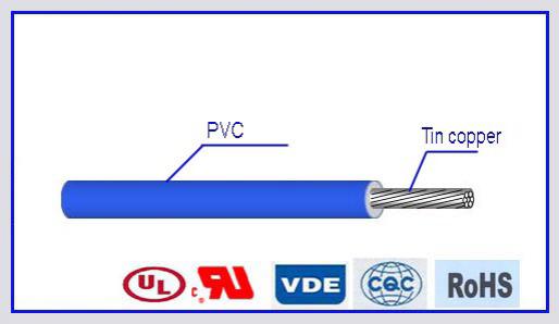  Cable aislado eléctrico en PVC AWM 1430 